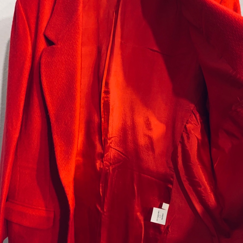 HAWKSLEY & WIGHT VINTAGE RED WOOL BLAZER WITH POCKETS - Picture 10 of 16